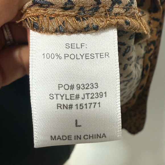Gilli Animal Print Women’s Blouse in Brown - Picture 4 of 5